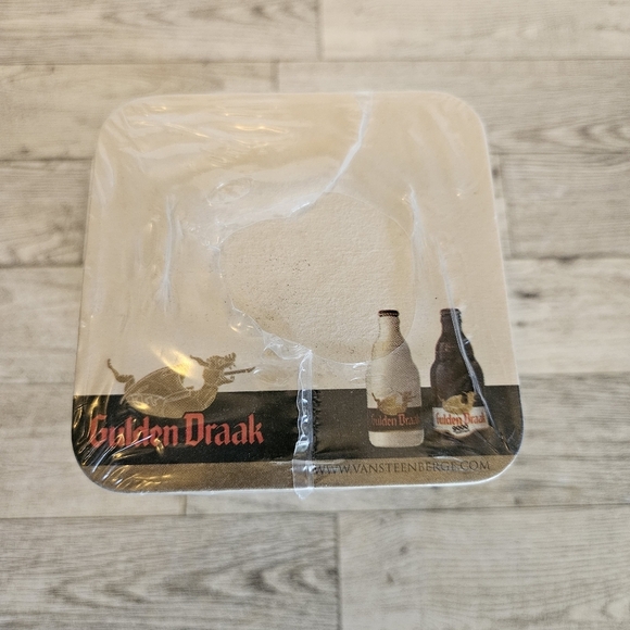 Gulden Draak Coasters Set of 100 New in Package Bar Coasters Disposable Coasters - Picture 3 of 4